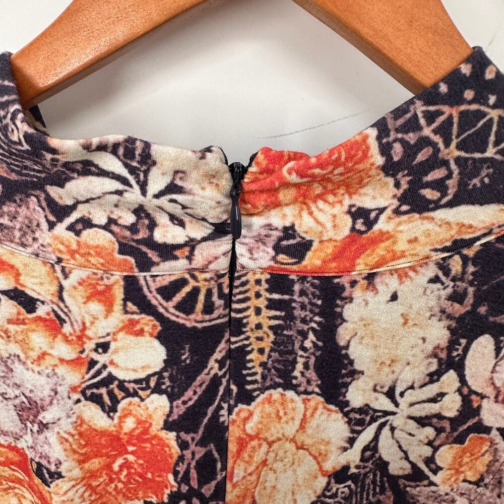 SOFT SURROUNDINGS Adamaris Floral 3/4 Sleeve Maxi Dress // XL Petite - Picture 10 of 12